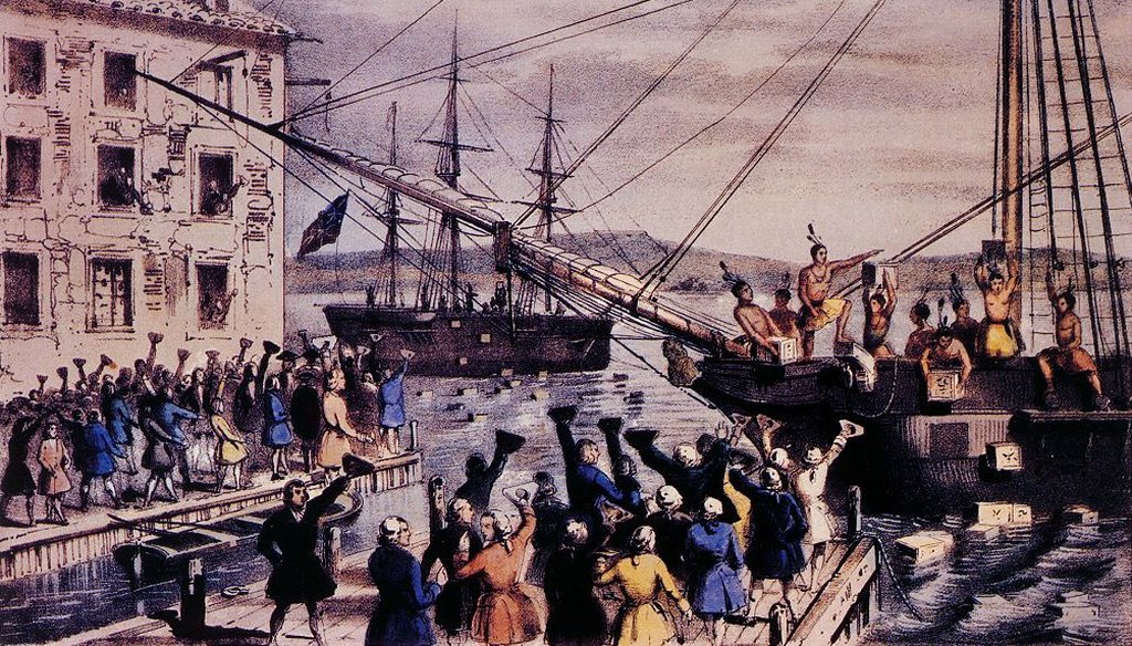 Fox News host Andrea Tantaros said Americans don't know their history about the Boston Tea Party.