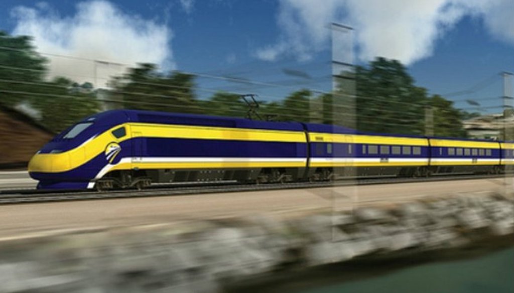 Rendering from California High-Speed Rail Authority