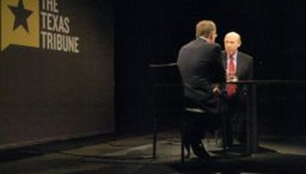 Texas Tribune CEO Evan Smith interviews Democratic gubernatorial nominee Bill White