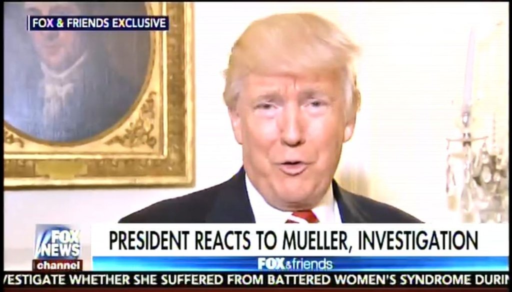 Donald Trump discusses Comey tapes and Mueller's investigation on Fox & Friends