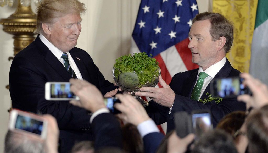 PolitiFact | Donald Trump's St. Patrick's Day 'Irish Proverb' Was ...