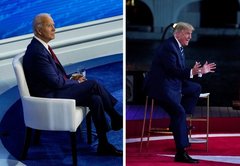 Fact-checking Donald Trump, Joe Biden in head-to-head town halls