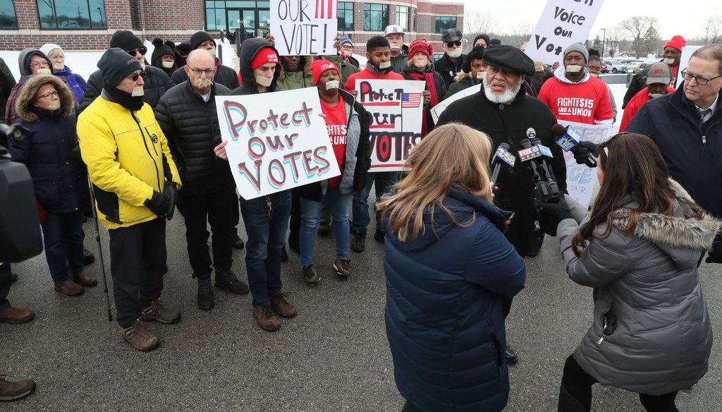 PolitiFact Are dead people among the names in Wisconsin voter roll purge?