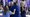 Democratic vice presidential nominee Minnesota Gov. Tim Walz hugs his family Aug. 21, 2024, during the Democratic National Convention in Chicago. (AP)