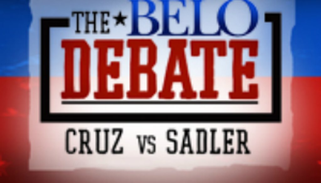 The U.S. Senate nominees debate at 7 p.m. October 2, airing in Austin on KVUE-TV (Photo: WFAA-TV, Channel 8, Dallas).