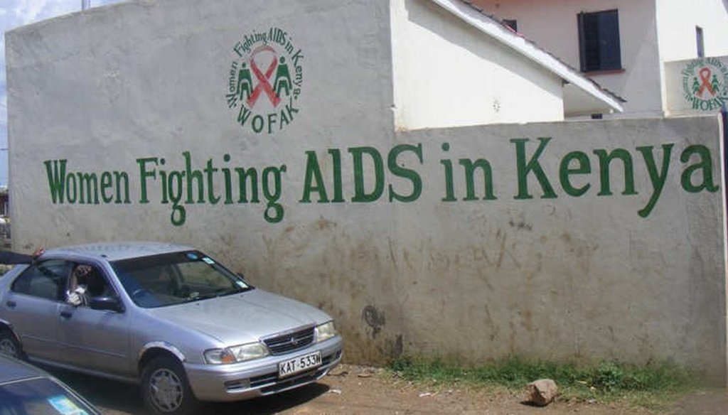 Office of an AIDS response group in Kayole, Kenya (Afyajoe blog)