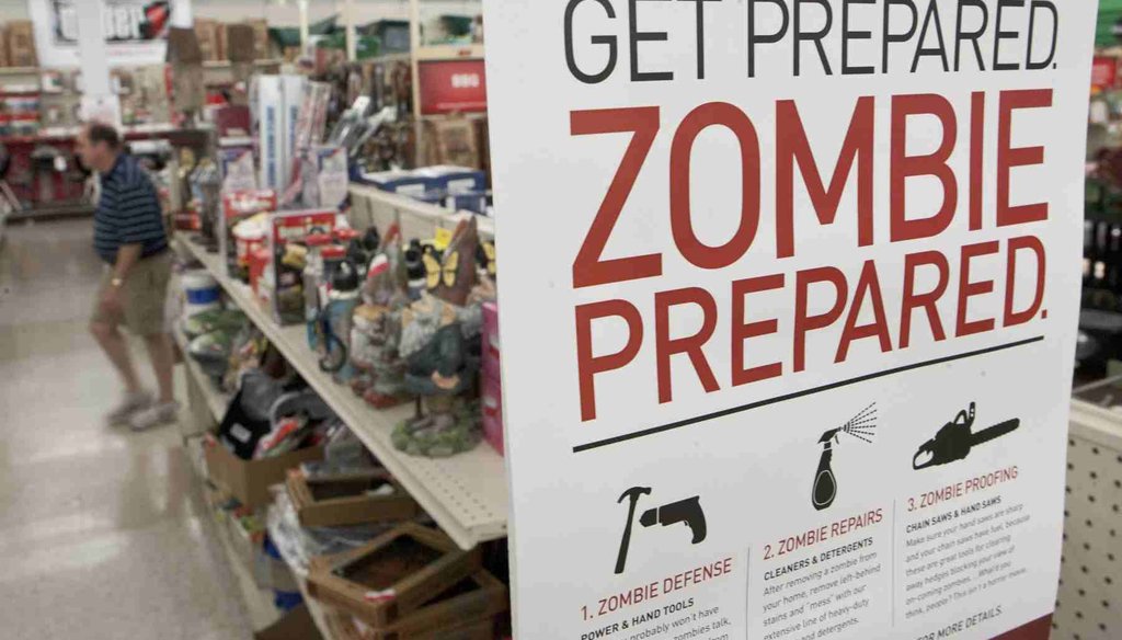 Our fact-checks won't protect you from actual zombies, but they will help you understand talking points that just won't die. (AP file photo)