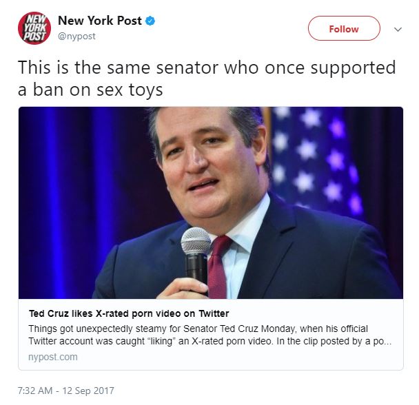 Caught On Sex Toy - Mostly False: Ted Cruz 'same senator who once supported a ...