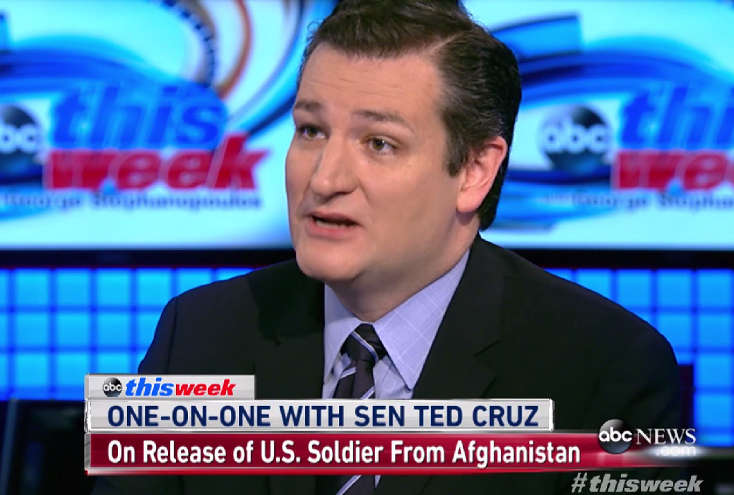 Texas Republican Sen. Ted Cruz said, "U.S. policy has changed, now we make deals with terrorists."