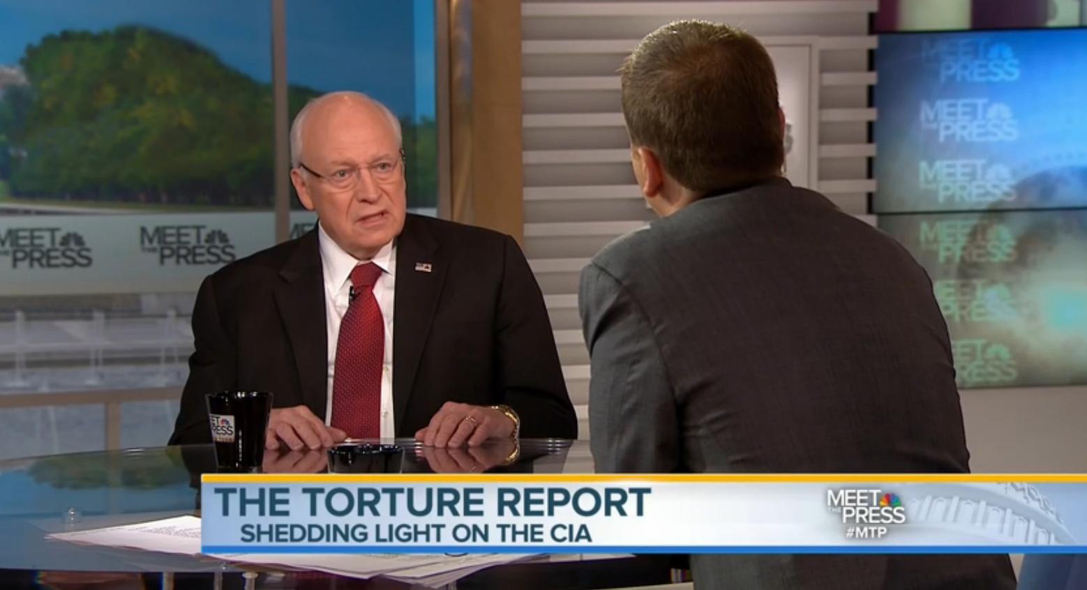Former Vice President Dick Cheney criticized the Senate CIA torture report in an appearance on NBC's "Meet the Press."