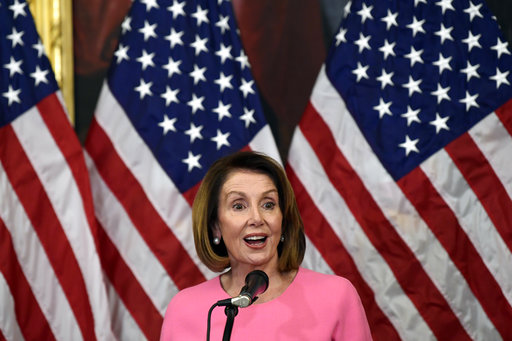 House Minority Leader Nancy Pelosi, D-Calif., speaks during a news conference on Capitol Hill on Nov. 7, 2018. (AP/Susan Walsh)