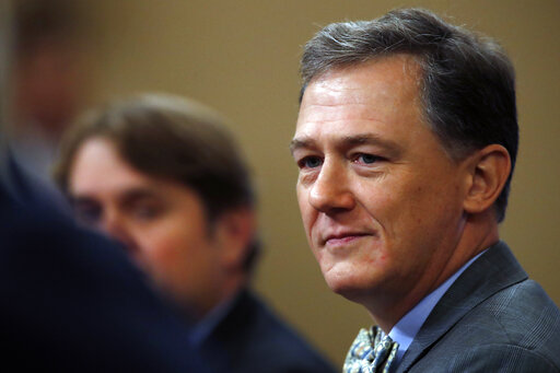 Career Foreign Service officer George Kent testifies before the House Intelligence Committee on Capitol Hill in Washington, Wednesday, Nov. 13, 2019. (AP)