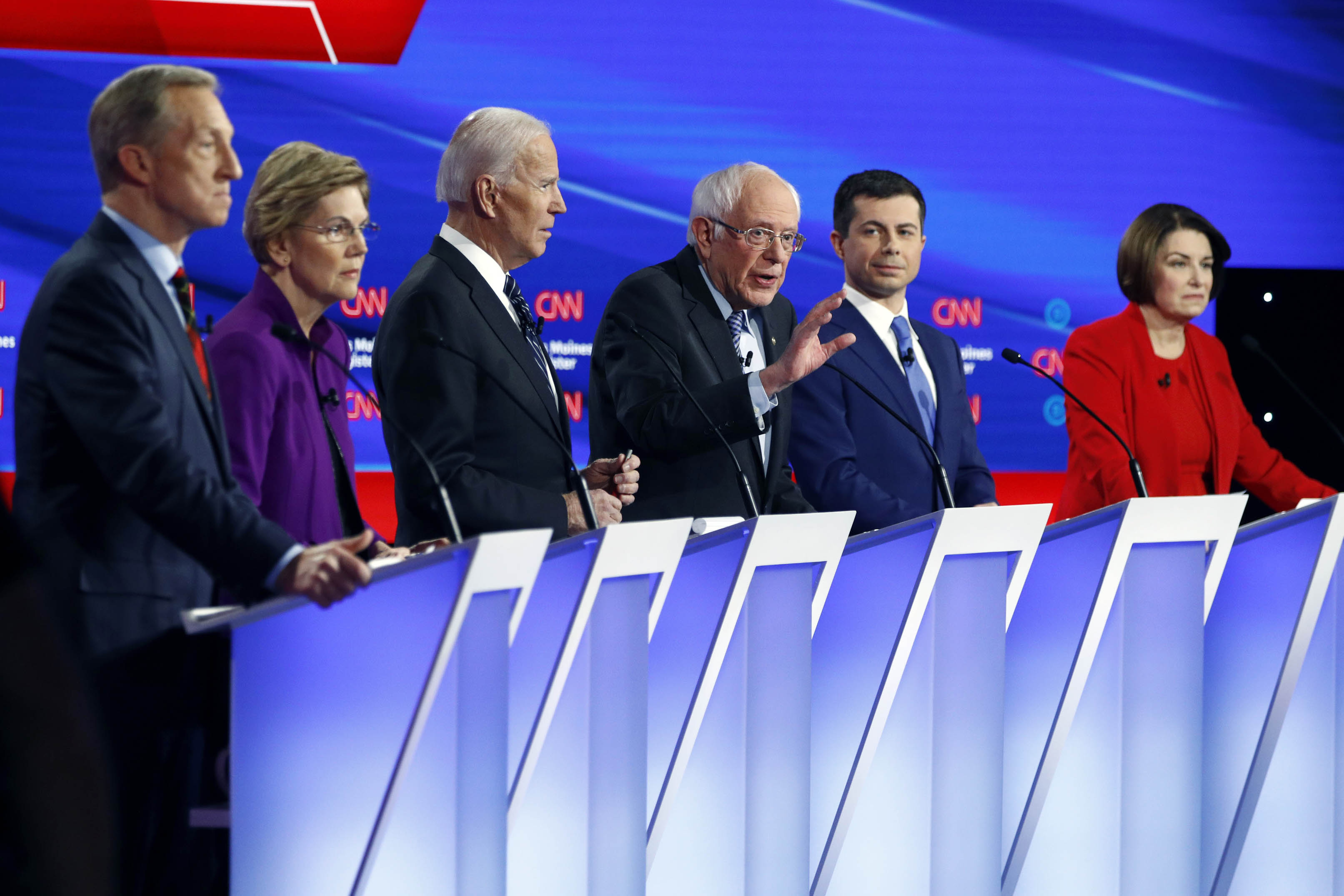 Factchecking the seventh Democratic presidential debate in Iowa