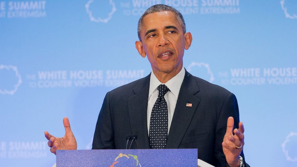 President Barack Obama speaks at the White House Summit to Counter Violent Extremism at the State Department on Thursday. (AP)
