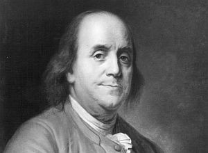 Benjamin Franklin wrote many memorable lines in "Poor Richard's Almanack." (File photo)