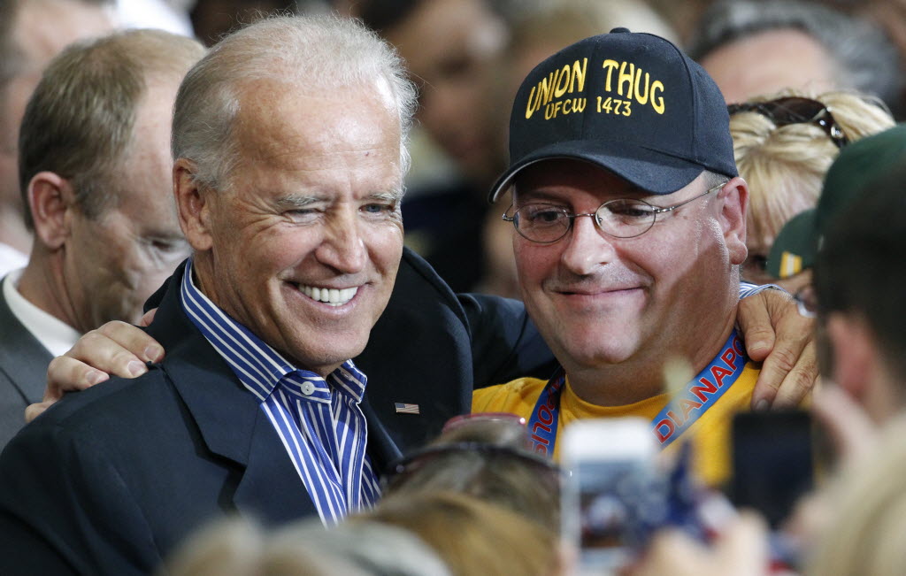 Vice President Joe Biden at a campaign stop in Green Bay, Wis.