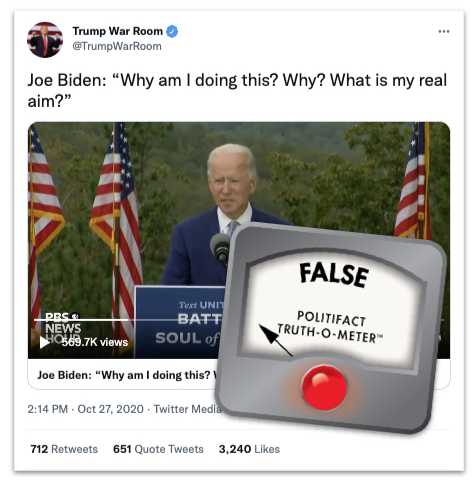 Biden: A skit from a really bad movie: Joe Biden collides with flagpole  in viral video, sparks mass trolling online