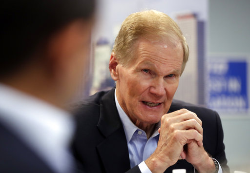 Sen. Bill Nelson, D-Fla., speaks during a roundtable discussion with education leaders from South Florida at the United Teachers of Dade headquarters, Aug. 6, 2018, in Miami. (AP)