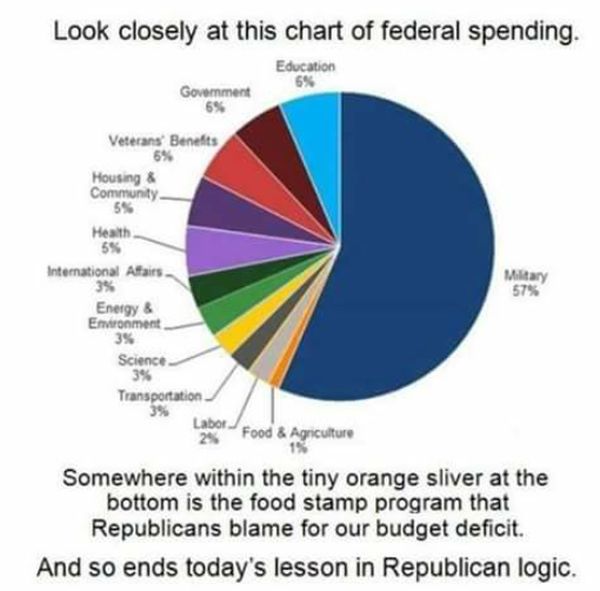 Corporate Welfare Vs Social Welfare Pie Chart