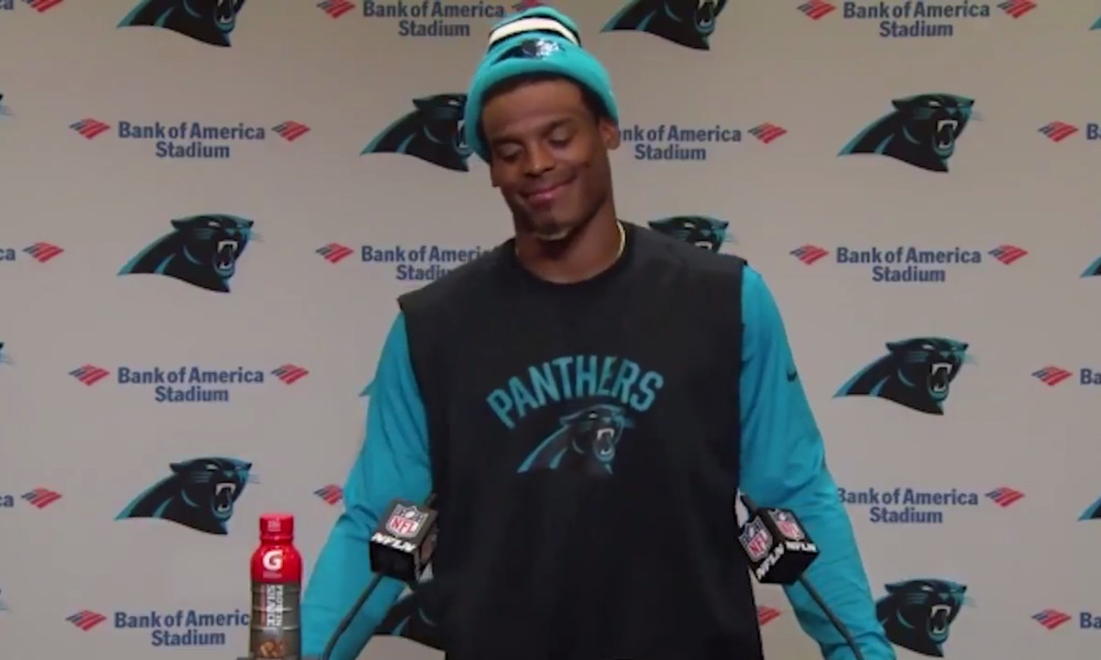 Comments made to a female reporter by NFL star quarterback Cam Newton sparked controversy. (USA Today)