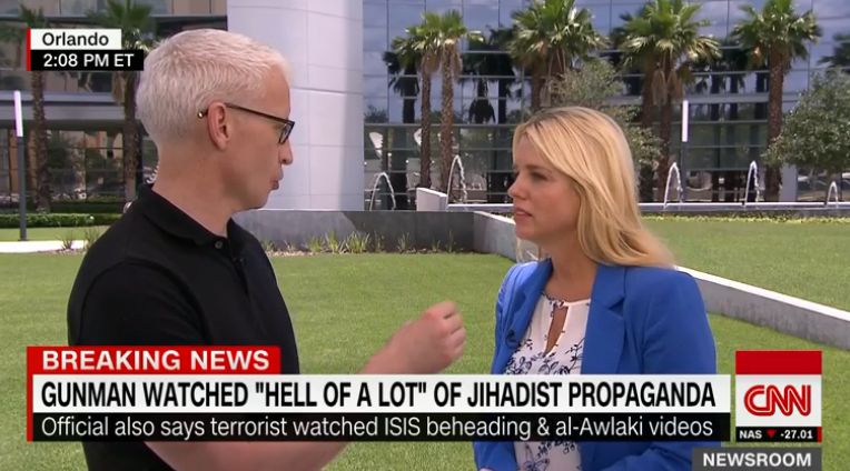 This interview between CNN's Anderson Cooper and Florida Attorney General Pam Bondi went viral due to Cooper's aggressive questioning of Bondi's past stances on LGBT issues.