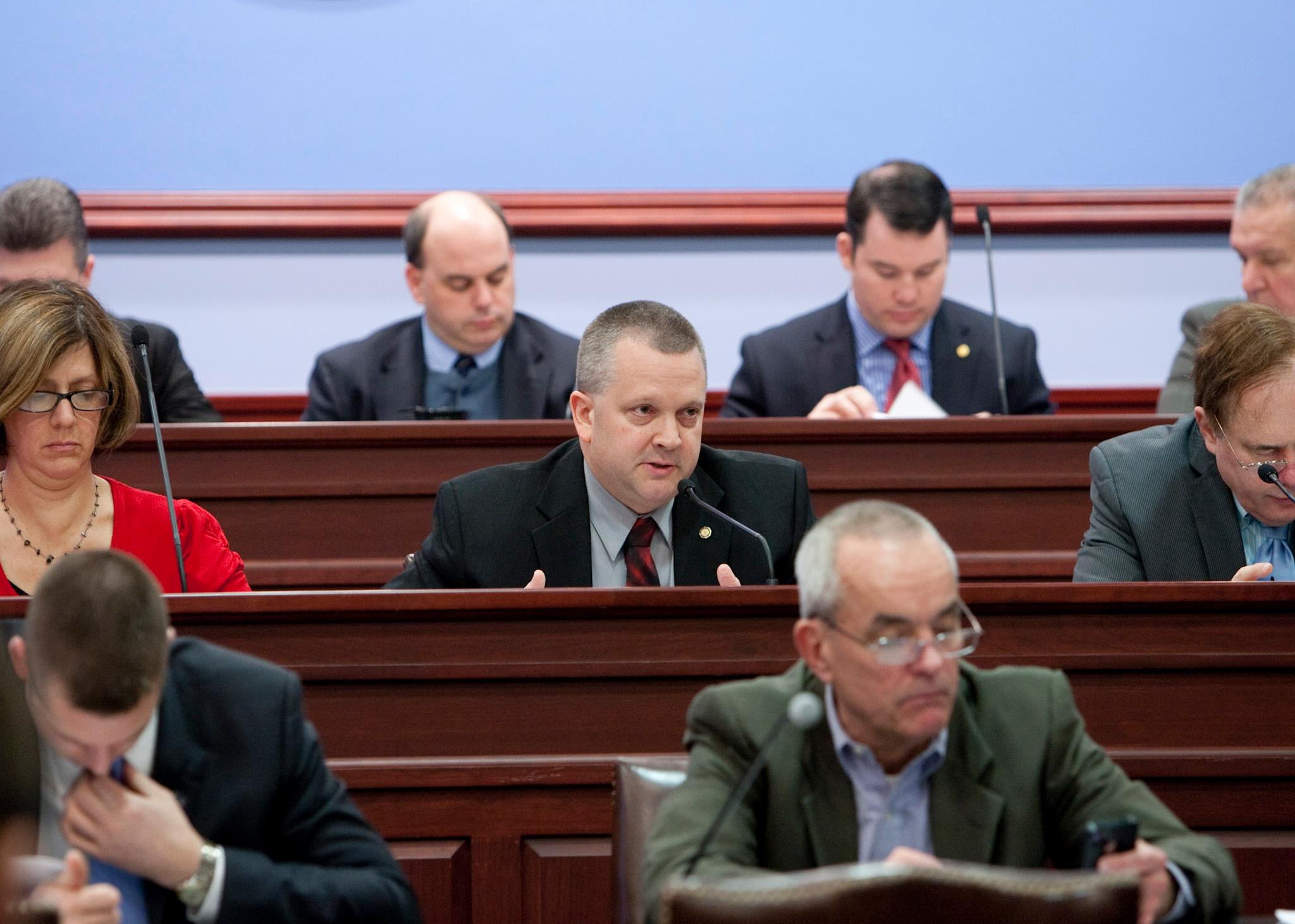 Pennsylvania State Representative Daryl Metcalfe is pictured at a State Government Committee hearing in 2013.