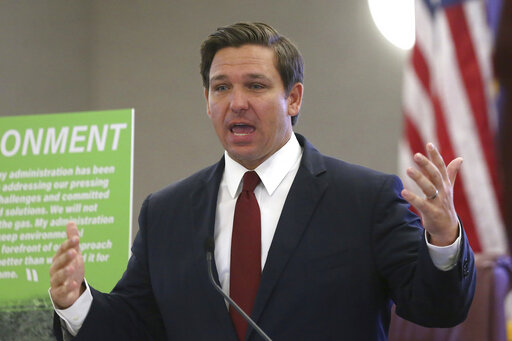 Gov. Ron DeSantis speaks at pre-legislative news conference on Tuesday Oct. 29, 2019, in Tallahassee, Fla. (AP)