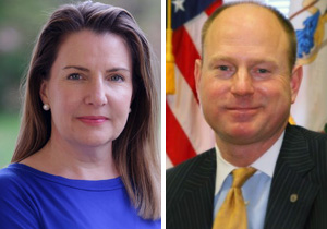 State Senate candidate Siobhan Dunnavant, left, pulled the TV ad after complaints from rival Bill Janis.