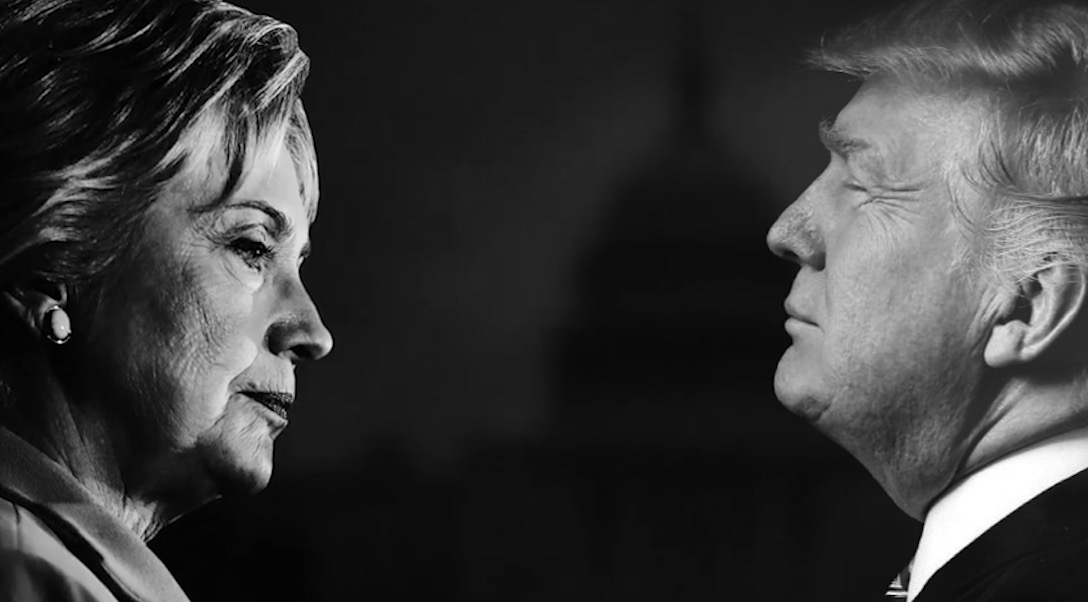 Hillary Clinton and Donald Trump.