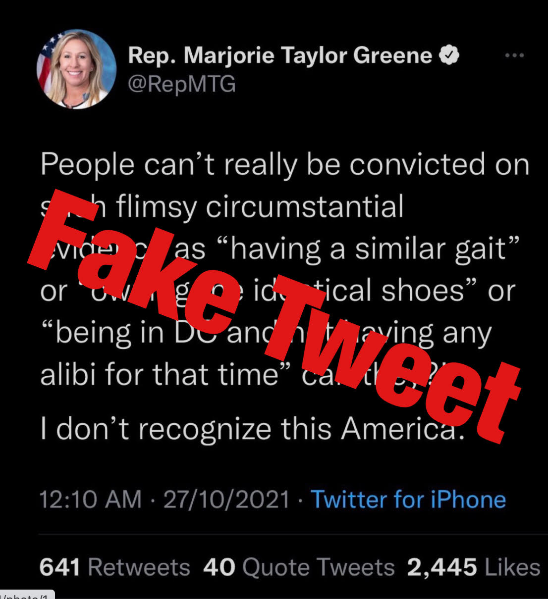 Critics Skewer Marjorie Taylor Greene's Self-Awareness In Her Tweet