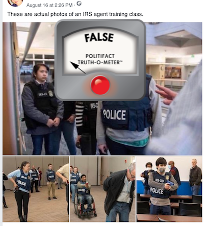 Viral IRS firearm training images from 2017 college event