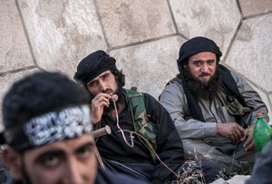 Fighters for the Free Syrian Army, a group backed by the West, aren't the only Syrian rebels battling Bashar Assad. (AP)