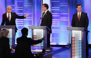 The candidates debate in New Hampshire.