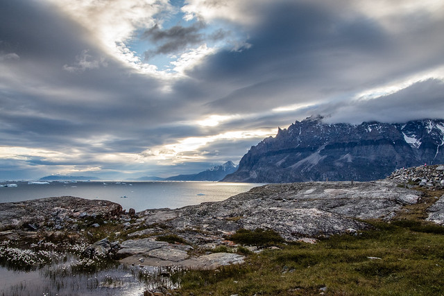 The coastline of Greenland in 2018. (Helen, via Flickr Creative Commons)