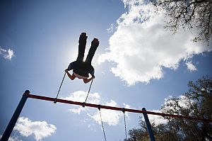 A child at a Head Start program in Hernando County, Florida, plays on a swing. The programs are facing cuts under the sequester. (Tampa Bay Times photo)