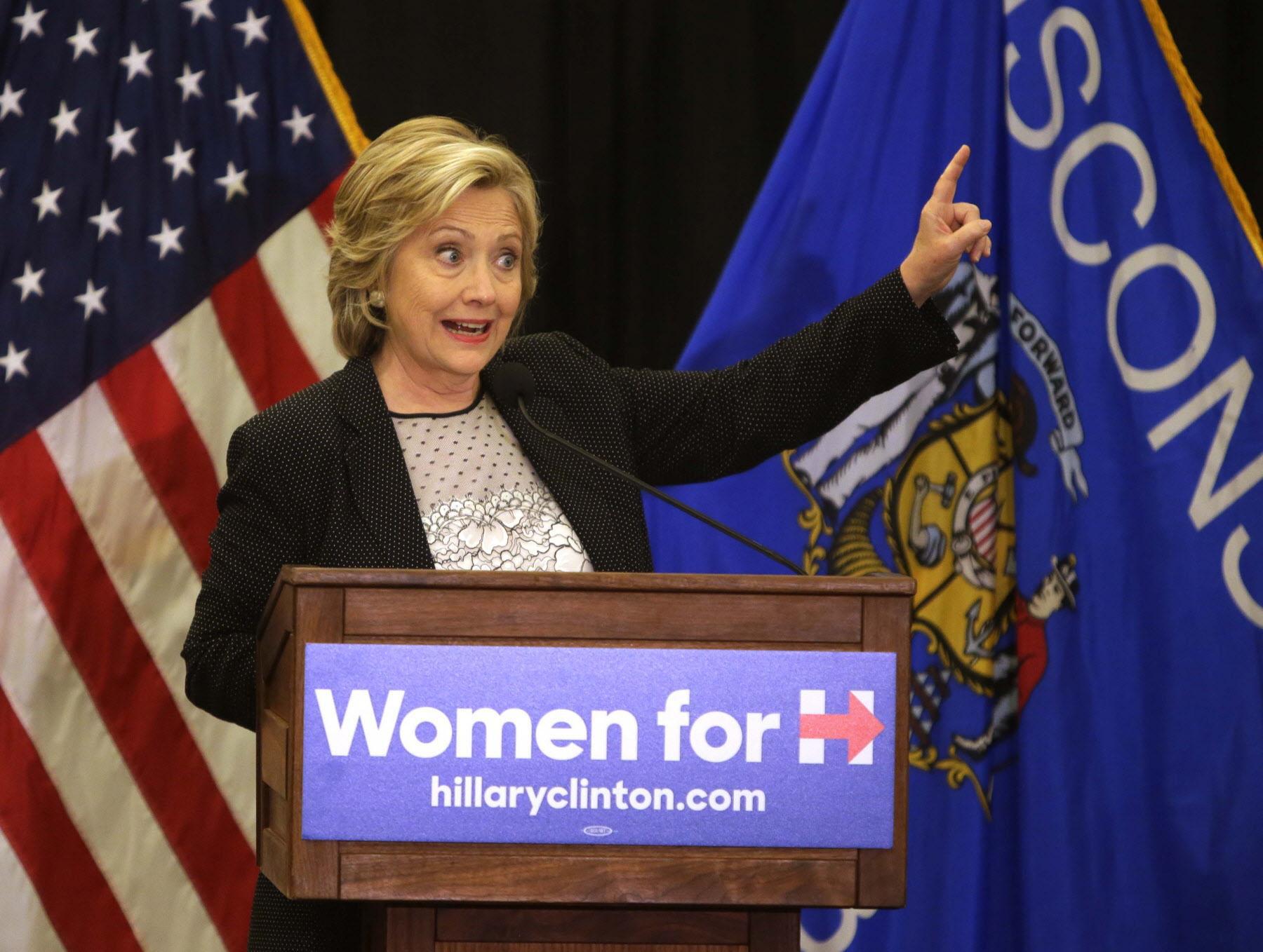 Hillary Clinton calls Wisconsin's photo ID law voter suppression. The 2016 presidential contest, in which Clinton lost to Donald Trump, was the first time the law was in effect for a presidential election in Wisconsin. (Milwaukee Journal Sentinel)