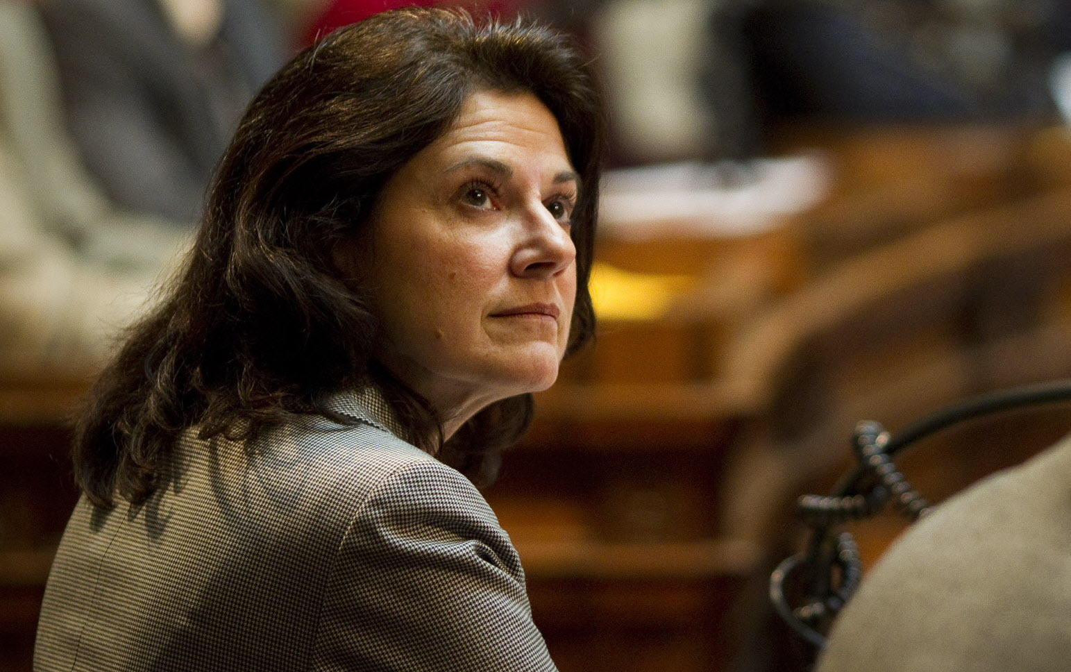 State Sen. Leah Vukmir, a suburban Milwaukee Republican, has taken steps toward making a run for Baldwin's seat. (Milwaukee Journal Sentinel)