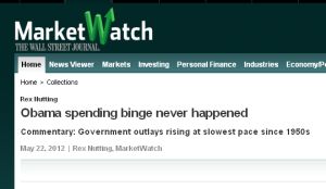 This column by Rex Nutting of MarketWatch was seized on by President Barack Obama and criticized by many of Obama's critics.