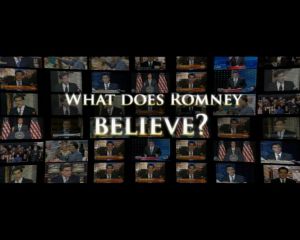 The Democratic National Committee launched an attack on Republican presidential candidate Mitt Romney, dubbed "Mitt v. Mitt" and focusing on charges that Romney flip-flopped on a range of issues.