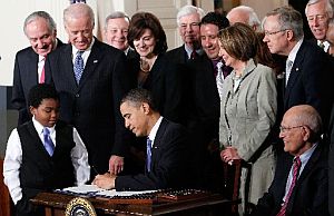 President Obama signed the Patient Protection and Affordable Care Act on March 23, 2010.