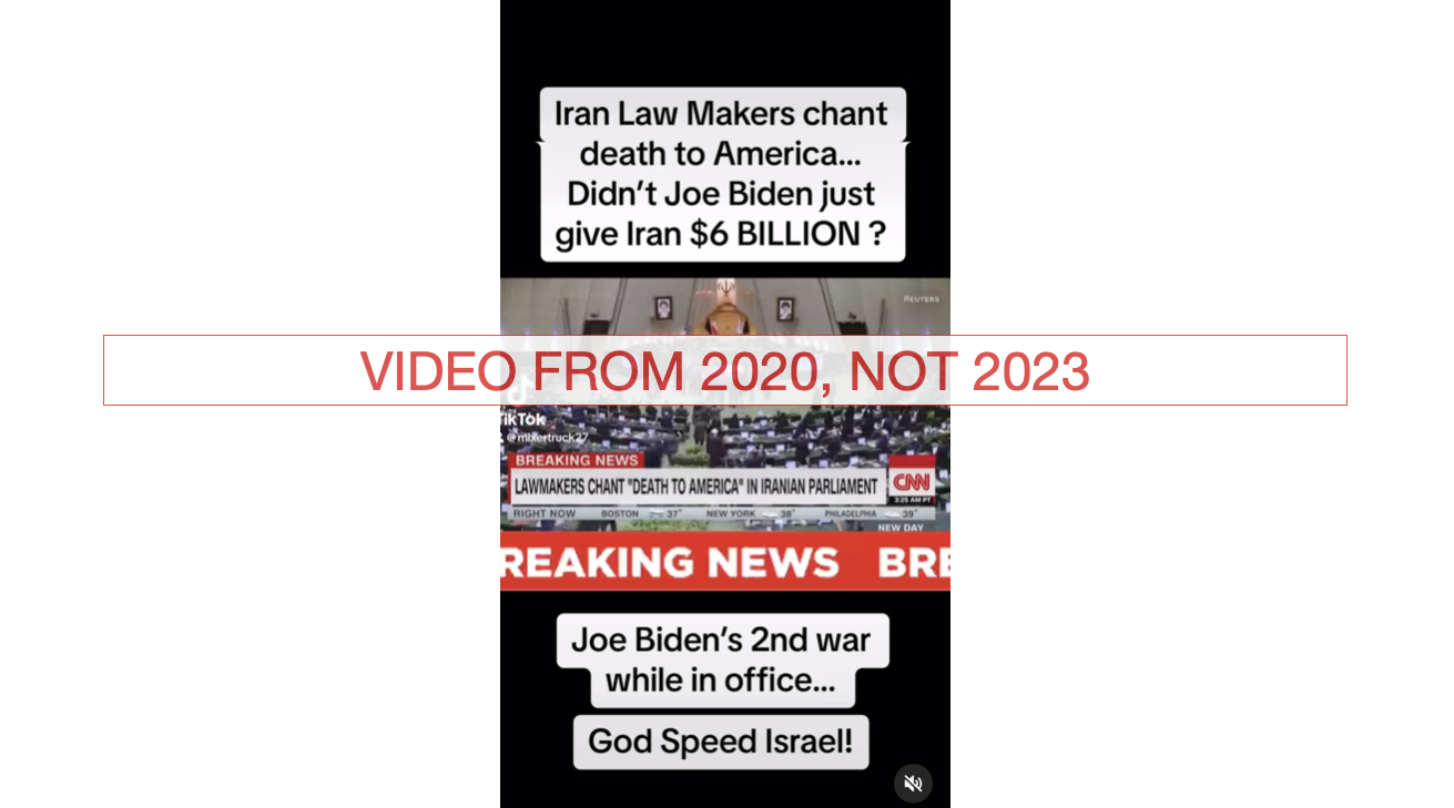 Fact Check: Video shows Iranian lawmakers chanting ‘death to America’ in 2020, not 2023