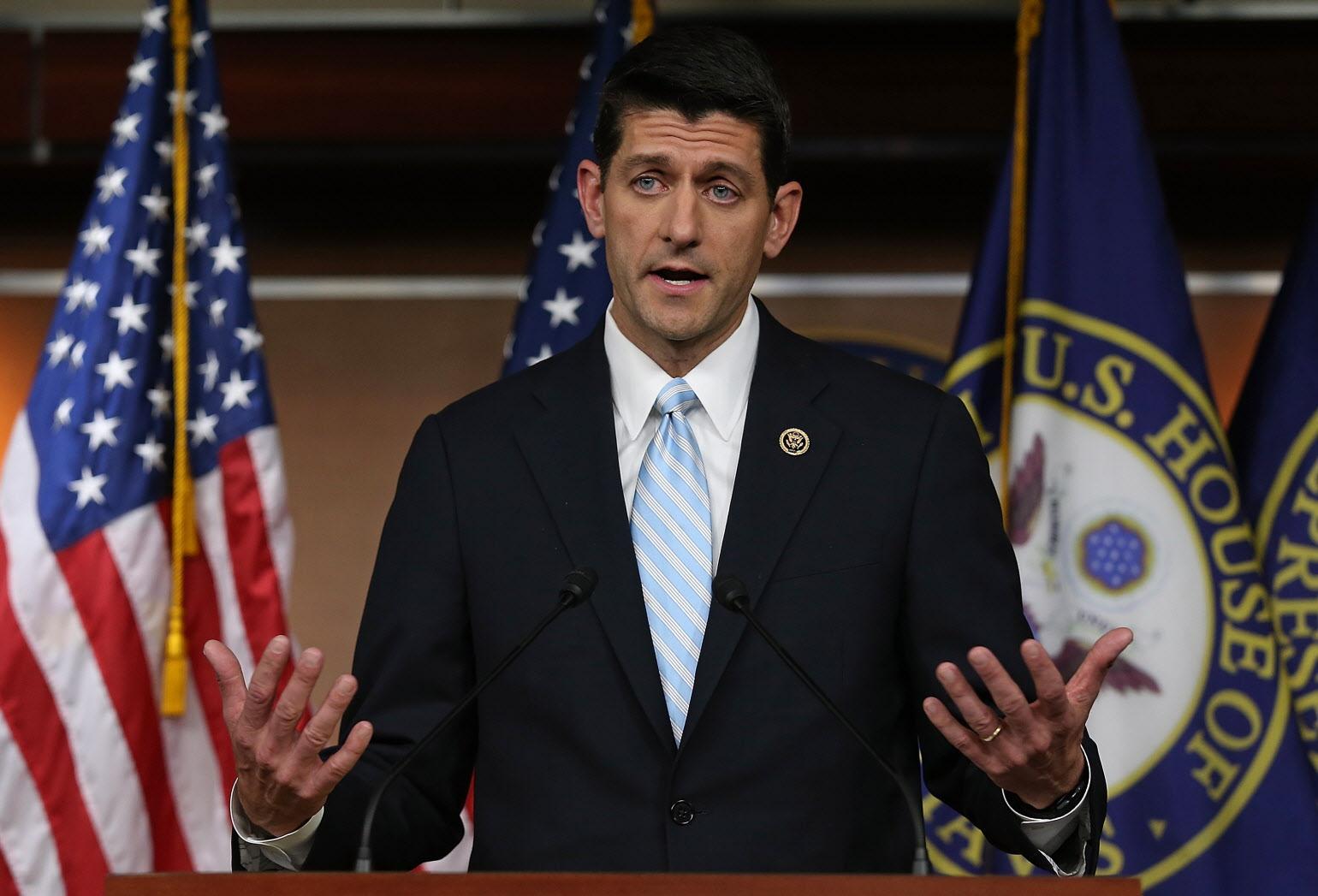 An attack made by Paul Ryan on Democratic leaders in Congress drew the most page-views in May 2018.