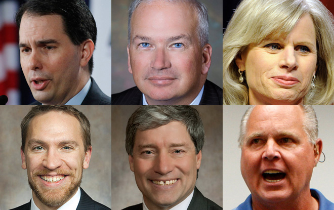 Individuals who were included in a roundup of PolitiFact Wisconsin's first 1,000 items