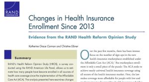 The RAND study looked at the entire insurance picture but some news outlets picked out certain points.