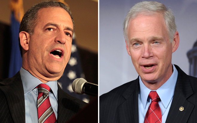 The latest poll of Wisconsin voters indicates a near-dead heat in the Russ Feingold (left) and Ron Johnson U.S. Senate race, which is a rematch from 2010.