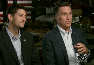 Paul Ryan and Mitt Romney were interviewed on '60 Minutes.'
