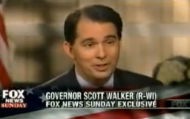 Some anti-abortion advocates were angered by remarks Gov. Scott Walker made during a March 1, 2015 interview on "Fox News Sunday."