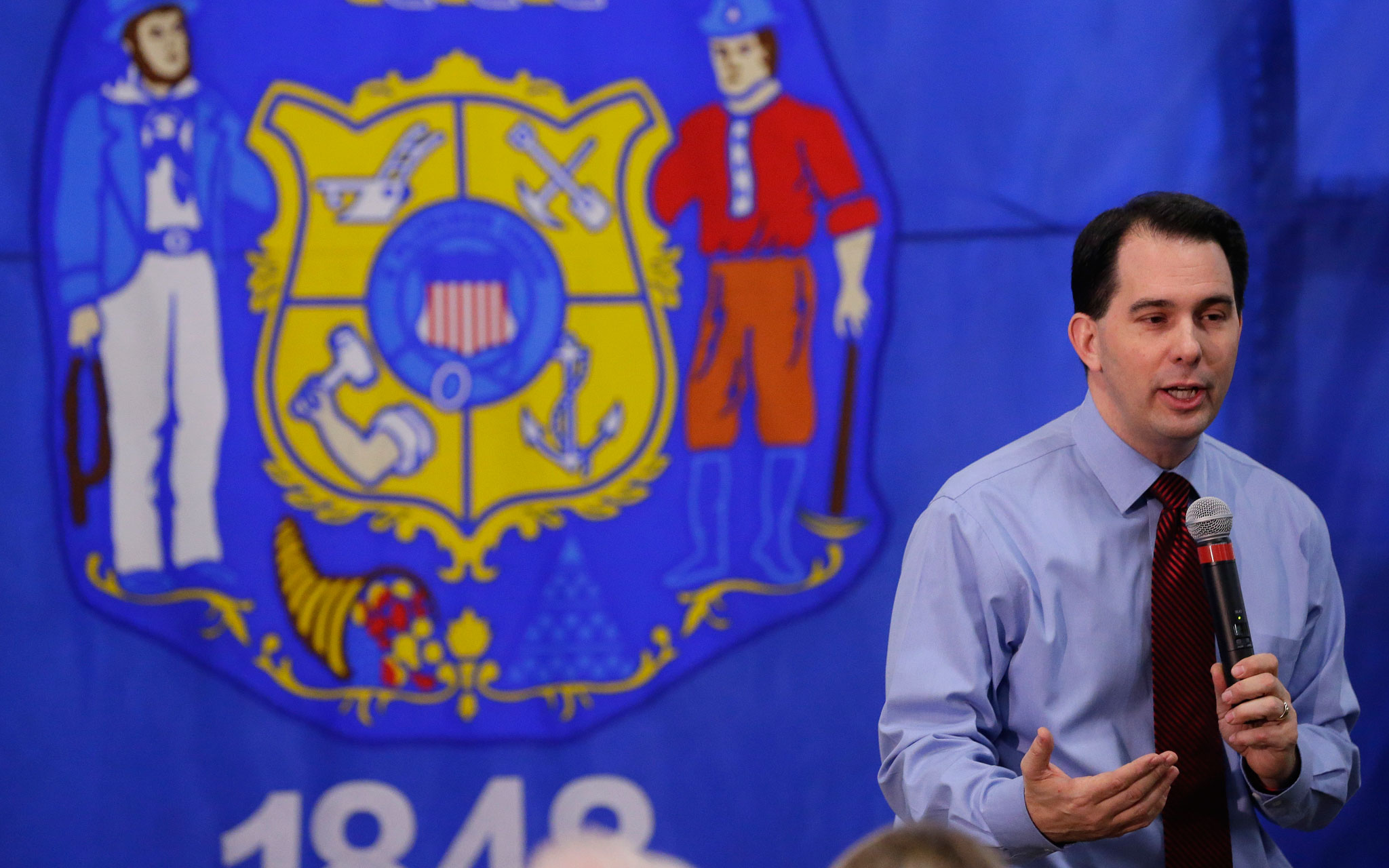 Gov. Scott Walker, now campaigning for a third term, missed on two education promises he made during his 2014 campaign for a second term. (Milwaukee Journal Sentinel)