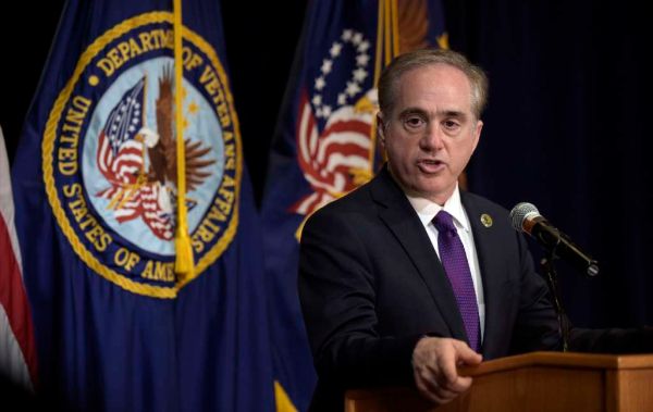 Veterans Affairs Secretary David Shulkin makes an announcement at the Department of Veterans Affairs in Washington on June 5, 2017. (AP/Susan Walsh)
