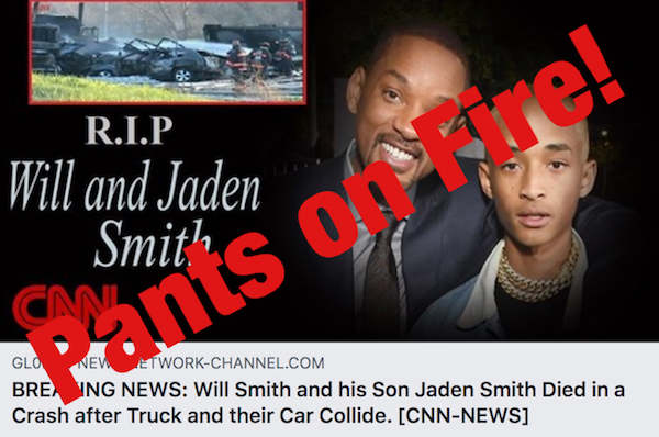 did will smith die